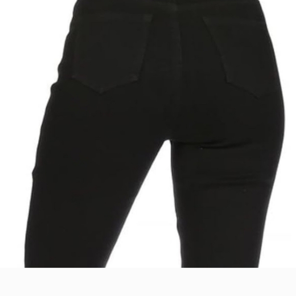 NWT American Bazi Black High Rise Flare Jeans ~Large - Picture 2 of 8